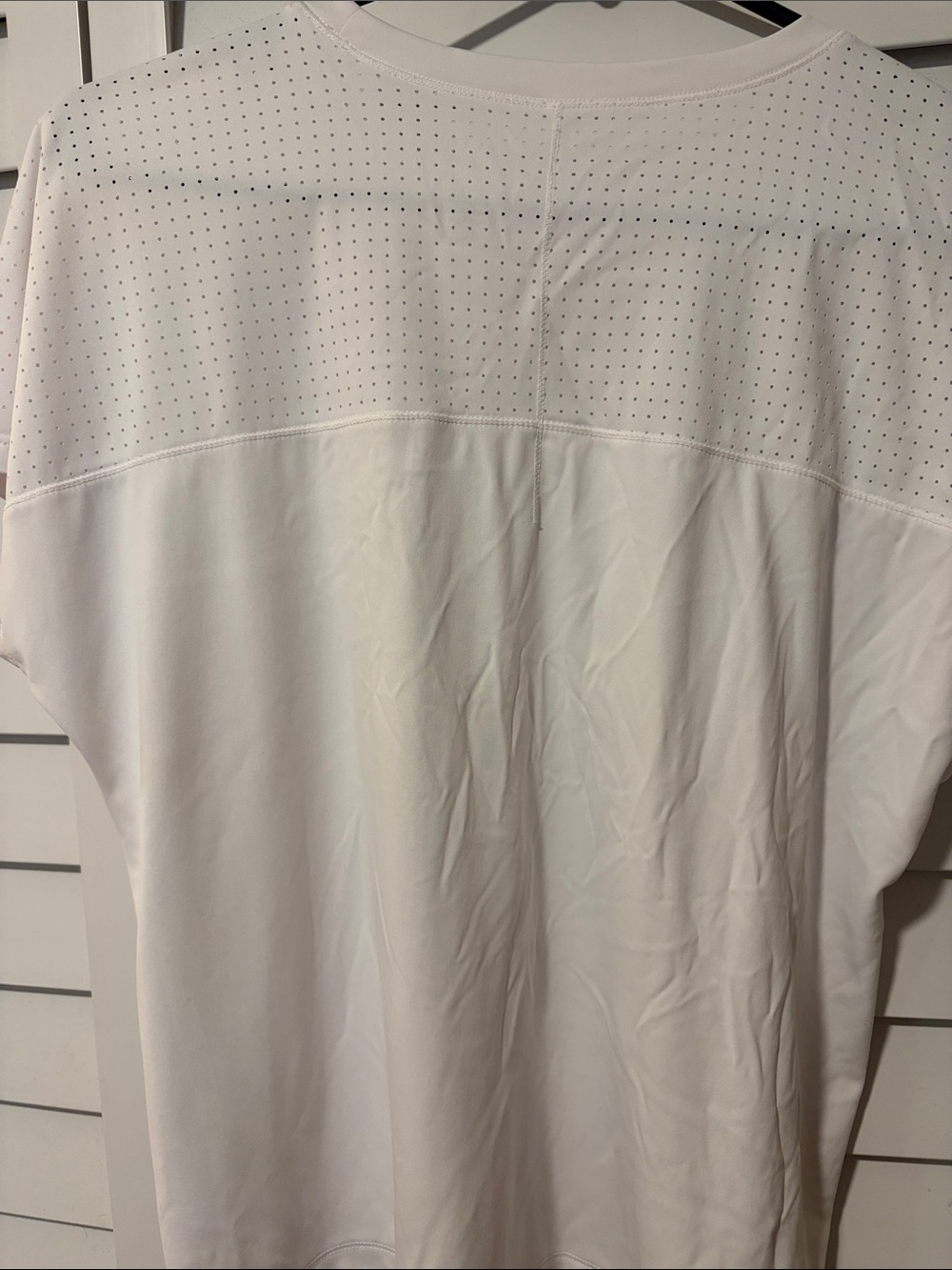 White Short-Sleeve Performance Tee - Picture 4 of 4